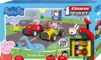 Pistë garash Carrera Peppa Pig Granprix Kids, 2.4m