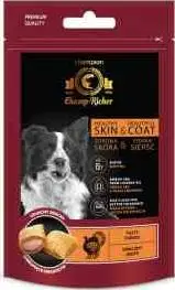 Shpërblim për qen Champ-Richer Skin and Coat, mish gjeli deti, 90g