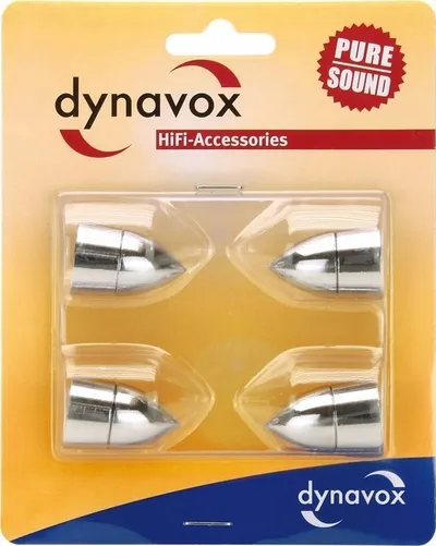 Kunjat Dynavox për altoparlantë, set 4 copë, metalike - 4