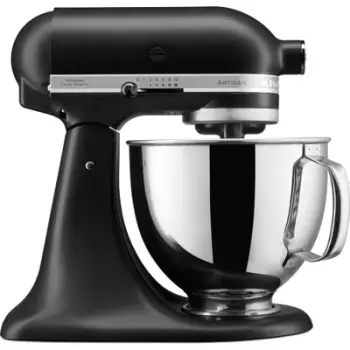 Mikser planetar KitchenAid Artisan 5KSM125, 4.8L, 10 shpejtësi, i zi mat