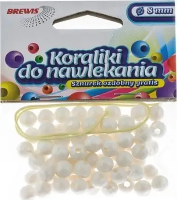 Rruaza dekorative BREWIS Little Pearls, 8mm, 16g, të bardha