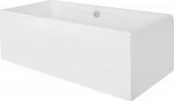 Panel frontal vaska Besco L-type Quadro 180cm, model OAQ-180-PK, i bardhë