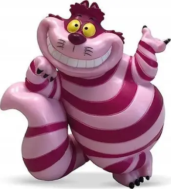 Figurë lodre Bullyland 11401 Cheshire Cat Disney Alice in Wonderland, 7.3 cm, pa PVC, shumëngjyrëshe