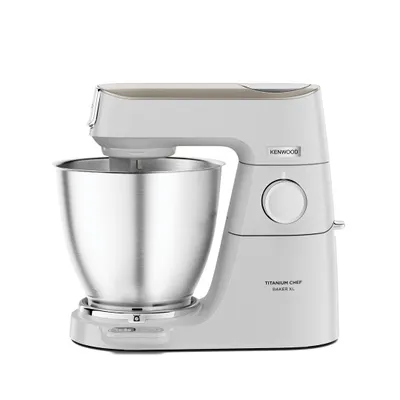 Mikser planetar Kenwood Titanium Chef Baker XL KVL65.001WH, tas inoksi, i bardhë - 7