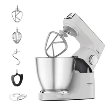 Mikser planetar Kenwood Titanium Chef Baker XL KVL65.001WH, tas inoksi, i bardhë