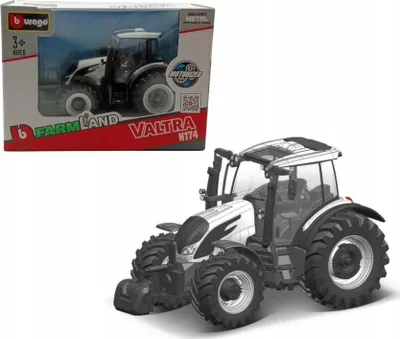 Model traktor BBurago Valtra N174, maket metalik, për koleksionistë dhe fëmijë - 1