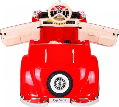 Makina elektrike për fëmijë Mercedes Benz Retro 540A, 4 motorë, deri 100 kg, e kuqe - 11