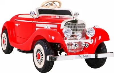 Makina elektrike për fëmijë Mercedes Benz Retro 540A, 4 motorë, deri 100 kg, e kuqe - 13