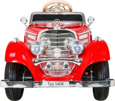 Makina elektrike për fëmijë Mercedes Benz Retro 540A, 4 motorë, deri 100 kg, e kuqe - 3