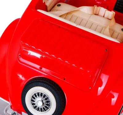 Makina elektrike për fëmijë Mercedes Benz Retro 540A, 4 motorë, deri 100 kg, e kuqe - 7