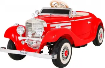 Makina elektrike për fëmijë Mercedes Benz Retro 540A, 4 motorë, deri 100 kg, e kuqe
