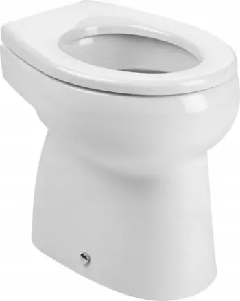 Tas WC për fëmijë Roca Baby, montim në dysheme, dalje vertikale, i bardhë