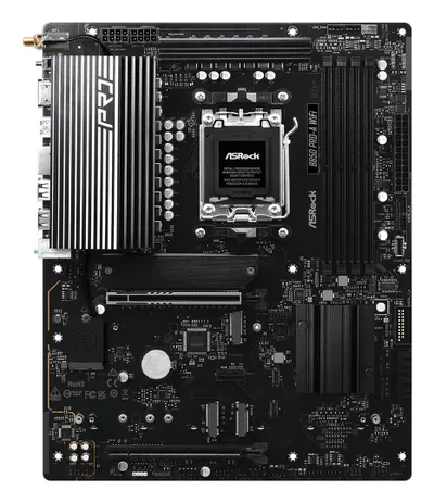 Pllakë amë ASRock B850 PRO-A WiFi, AM5, DDR5, e zezë - 2