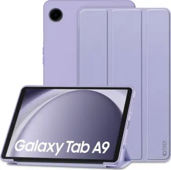 Mbrojtëse tablet Tech-Protect SmartCase Galaxy Tab A9 8.7", me qëndrim, vjollcë
