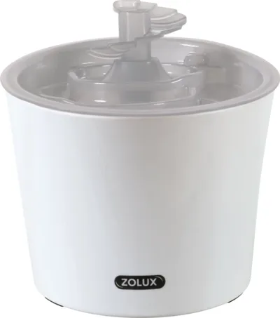 Burim uji për kafshë Zolux Calypso, 3L, me filtër, i bardhë - 1