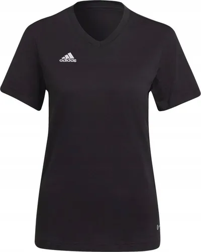 Bluzë sportive për femra adidas Entrada 22 Tee HC0438, AEROREADY, pambuk, e zezë - 1