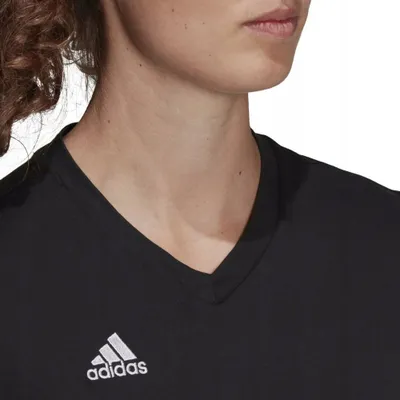 Bluzë sportive për femra adidas Entrada 22 Tee HC0438, AEROREADY, pambuk, e zezë - 2