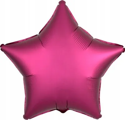 Balonë yll satin Purple Lustre, 48cm, vjollcë me shkëlqim - 1
