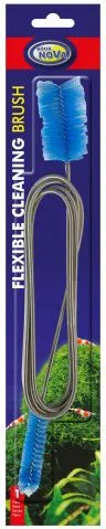 Furçë pastrimi Aqua Nova Flexible Cleaning Brush, 155cm, për tuba akuariumi, blu - 1