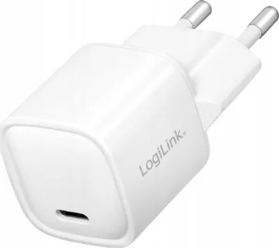 Karikues muri LogiLink PA0278, USB C, 20W, i bardhë - 1