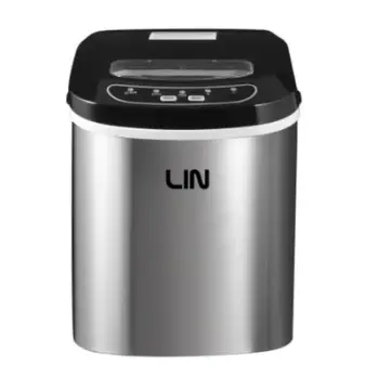 Aparat portativ akulli LIN ICE PRO S12, trup inox, kapak me dritare, argjendtë