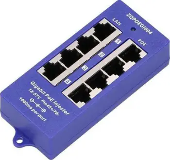 Injektor 4 portësh i Ethernet ExtraLink EX.6358, vjollcë