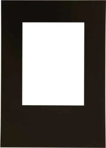 Passepartout për kornizë Desenio, 50x70 cm, hapje 30x40 cm, i zi