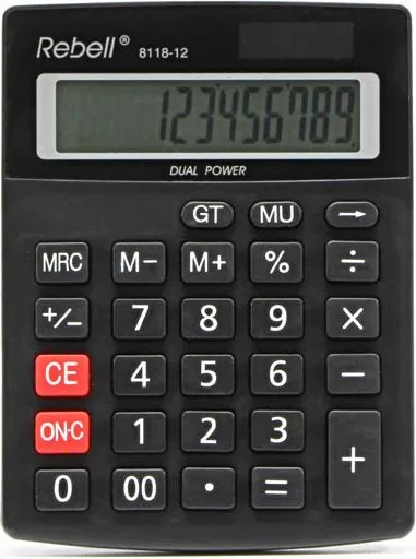 Kalkulator Rebell RE-8118-12 BX, i zi - 1