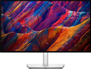 Monitor Dell UltraSharp U2723QE, 27", 4K UHD, i zi argjendtë