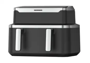 Fritezë ajri Heinner Match&amp;Sinc, 9L, 2600W, plastike e zezë