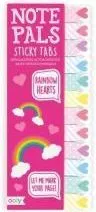 Shënues ngjitës Note Pals 121-007 Rainbow Hearts, 180 copë, shumëngjyrësh - 1
