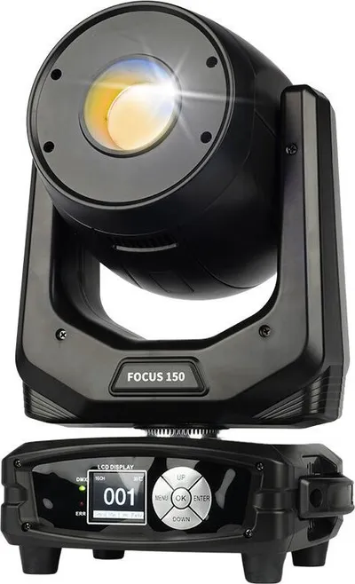 Kokë lëvizëse skenike LIGHT4ME Focus 150 Spot, LED 150W, kontroll DMX, e zezë - 3