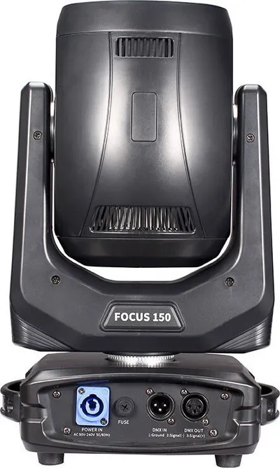 Kokë lëvizëse skenike LIGHT4ME Focus 150 Spot, LED 150W, kontroll DMX, e zezë - 5
