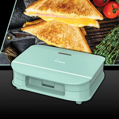 Sandviçmaker FRAM FSM-700GR, 700W, pllaka jo ngjitëse, jeshil - 2