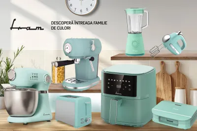 Sandviçmaker FRAM FSM-700GR, 700W, pllaka jo ngjitëse, jeshil - 5