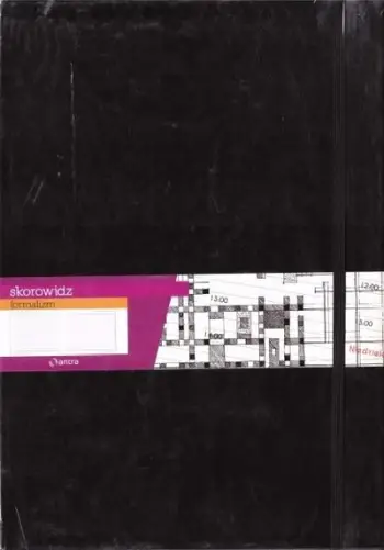Fletore Antra Index Formalism, A4, kapak lëkurë ekologjike, me vija, e zezë