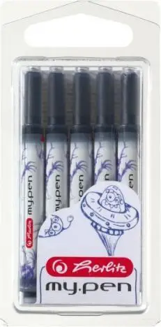 Set i lapsave Herlitz My.Pen, 5 copa, të kaltër