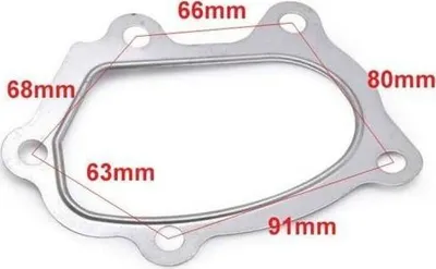 Garniturë turbo TurboWorks Subaru Impreza Forester EJ20 EJ25, çelik inox 304SS - 4