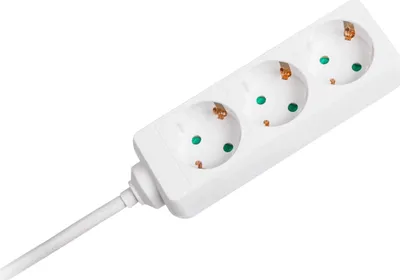 Zgjatues energjie Kemot URZ3070-3B, 3x prizë, 3m, i bardhë - 4