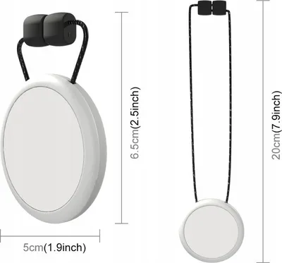 Varëse qafe magnetike Puluz PU889W, për Insta360 Go 3, e zezë - 2
