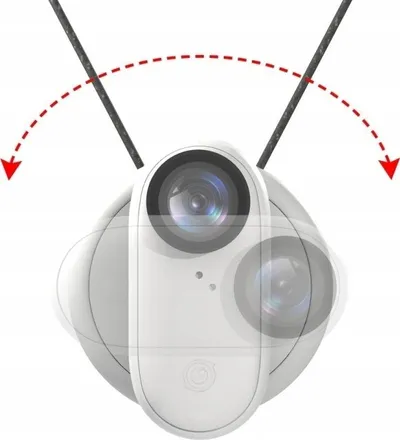 Varëse qafe magnetike Puluz PU889W, për Insta360 Go 3, e zezë - 3