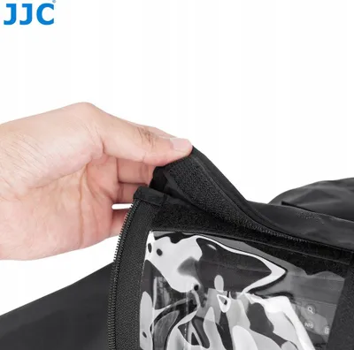 Mbulesë shiu për kamerë JJC RC SBK, universale, material i papërshkueshëm nga uji, e zezë - 5