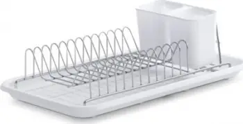 Tharëse enësh Zeller, 44x24x13cm, metal dhe plastikë, e bardhë