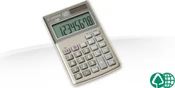 Kalkulator xhepi financiar Canon LS-10TEG, 10 shifra, dyfish energjie, gri