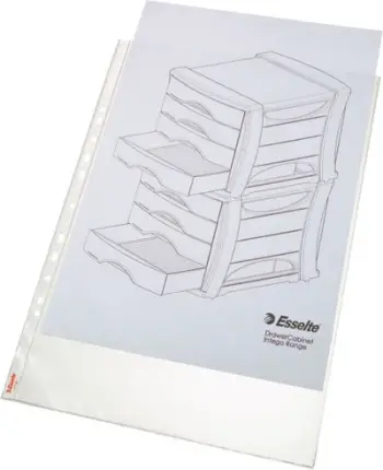 Futllama dokumentesh Esselte A3, orientim vertikal, set 10 copë, transparente