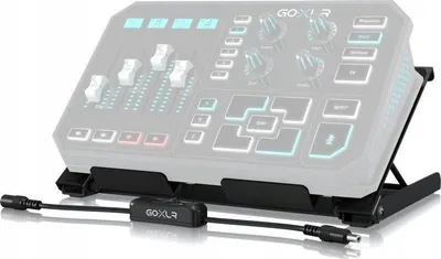 Bazë tavoline TC Helicon GO XLR, metalike, e rregullueshme, e zezë - 3