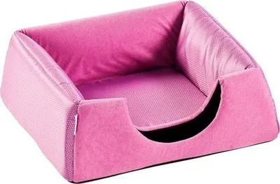 Shtrat budkë për kafshë Diversa Budka Trick Foldable 2, 50x50x33cm, rozë - 2