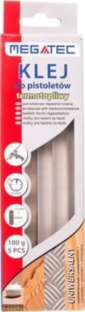 Shkopinj ngjitësi termik Megatec BN1051, 11mm x 200mm, transparent, 5 copë