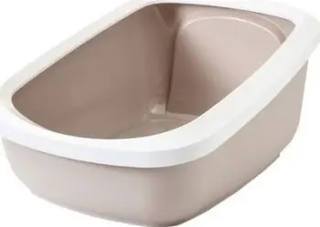 Tualet për mace Savic Aseo Jumbo Litter Box, bezhë