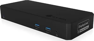 Stacion dokimi ICY BOX IB-DK2254AC, USB-C 3.2 Gen 2, 3x 4K Display, i zi - 2